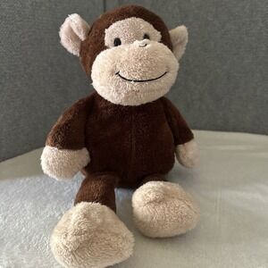 Animal Adventure Sweet Sprouts Monkey 2015 Brown Tan Plush Stuffed Beige 16"